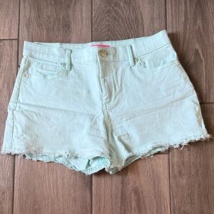 Lilly Pulitzer Aqua Jean Shorts